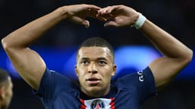 Kylian Mbappé, buteur face à la Juventus le 6 septembre 2022.