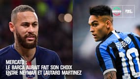 Mercato : Le Barça aurait fait son choix entre Neymar et Lautaro Martinez