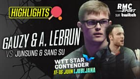 WTT Star Contender Ljubljana (1/2 finale) - A.Lebrun-Gauzy face à Junsung-Sang Su pour une place en finale