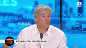 #GrandOral - "Je ne souhaite pas, en tant que maire, avoir un regard sur les fichés S dans ma commune." @SLeFoll, maire PS du Mans #GGRMC