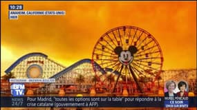 Incendie en Californie : les images de Disneyland plongé dans un ciel de fumées
