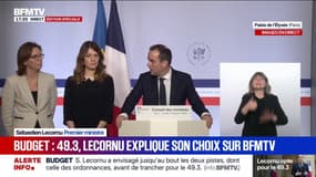 "Le calendrier n'a pas été complètement respecté" pour le budget de l'État, déclare Sébastien Lecornu