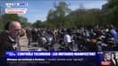 Les motards manifestent contre le contrôle technique des deux-roues
