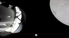 La Lune photographiée de près par la capsule Orion