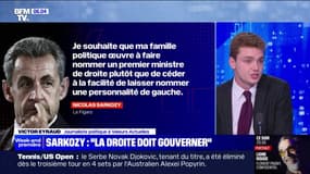 Nicolas Sarkozy appelle Les Républicains à œuvrer pour "faire nommer un Premier ministre de droite"