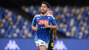 Dries Mertens lors du match Napoli-Inter, à Naples le 13 juin 2020