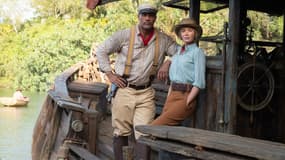 Dwayne Johnson et Emily Blunt dans "Jungle Cruise"