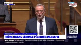 Rhône: le sénateur Étienne Blanc appelle à bannir l'écriture inclusive