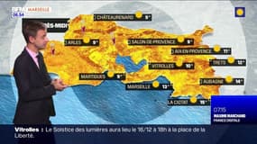 Météo Bouches-du-Rhône: du soleil mais des températures fraîches pour ce mercredi, 9°C à Arles, 13°C à Marseille