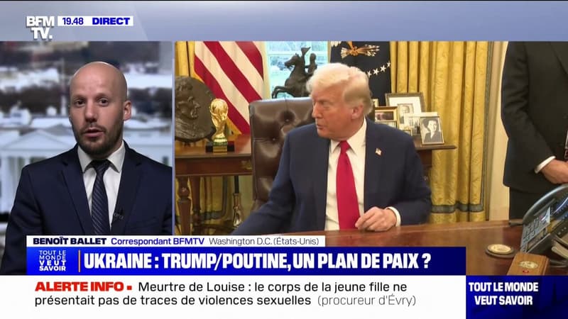 Donald Trump dit avoir eu une 