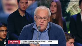 Domicile d’Éric Drouet vandalisé : " Ça me fait rire qu’il dise que l’Etat se dédouane de tout et qu’il nie, en même temps, toutes responsabilités lors des manifestations ! "