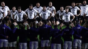 Le haka des All Blacks avant leur test-match contre le XV de France, 16 novembre 2024