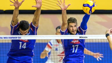 Mondiaux de volley - Nicolas Le Goff et Trevor Clevenot, le 14 septembre 2025 aux Philippines 