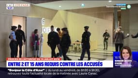 Procès de l'attentat de Nice: entre 2 et 15 ans requis contre les accusés