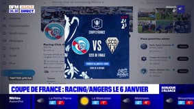Coupe de France: le Racing retrouve Angers le 6 janvier 
