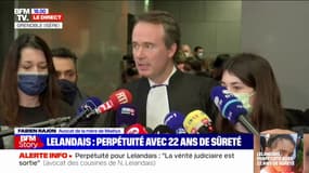 "Ce délibéré est une satisfaction, la justice est passée de manière implacable, intransigeante", réagit Me Fabien Rajon, avocat de la mère de Maëlys