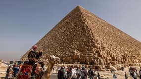 La Pyramide de Khéops en Egypte (illustration)