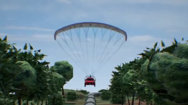 Le buggy Pégase de l'armée française.