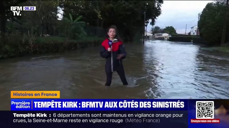 Tempête Kirk: les habitants de Saint-Lumine-de-Coutais continuent de découvrir les dégâts