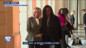 Brigitte Macron reçoit à présent à Versailles 45 conjoints de dignitaires pour un déjeuner