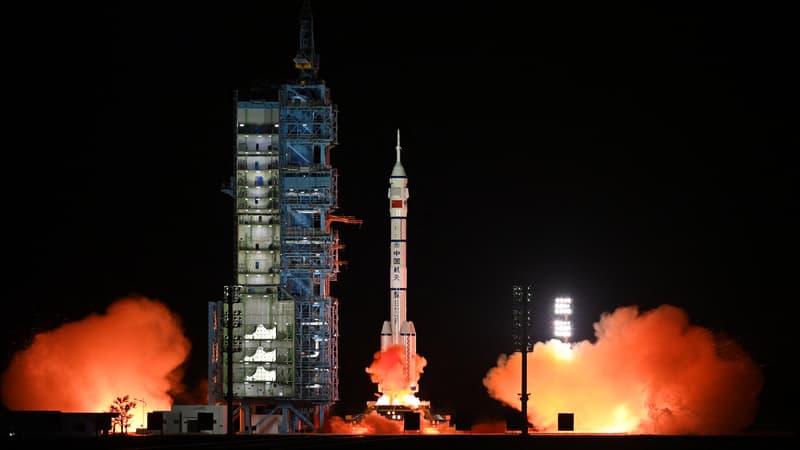 Le vaisseau chinois Shenzhou-15 le 29 novembre 2022