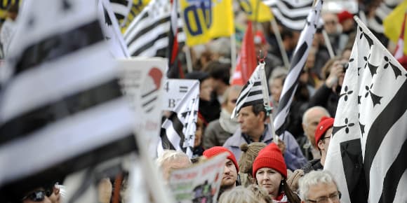 Les manifestants bretons ont été très nombreux samedi à Nantes.