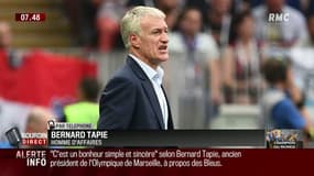 Bernard Tapie rend hommage à Didier Deschamps : "Il avait déjà à l'époque ce qu'il faut pour être un meneur sentimental ou affectif !