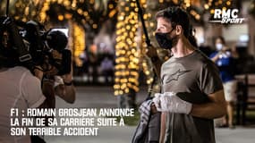 F1 : Grosjean annonce la fin de sa carrière suite à son terrible accident