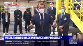 Emmanuel Macron: "Cette année, pour la première fois en 12 ans, on a créé des emplois industriels en France"