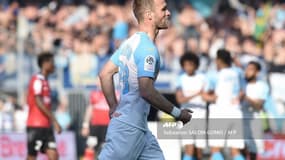 Valère Germain a inscrit à Guingamp son septième but de la saison en Ligue 1.