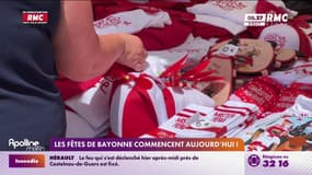Bayonne en rouge et blanc pour le lancement des Fêtes
