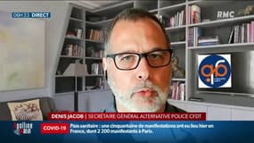Pass sanitaire: "Ça va être en pugilat", alerte Denis Jacob, du syndicat alternative police CFDT 