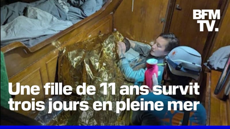 Sans eau, ni nourriture, une fille de 11 ans survit durant 3 jours en pleine mer