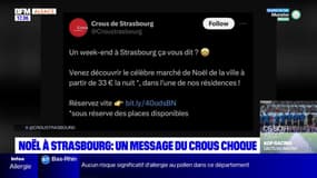 Noël à Strasbourg: un message du Crous indigne les étudiants
