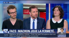 Facs: Macron joue la fermeté