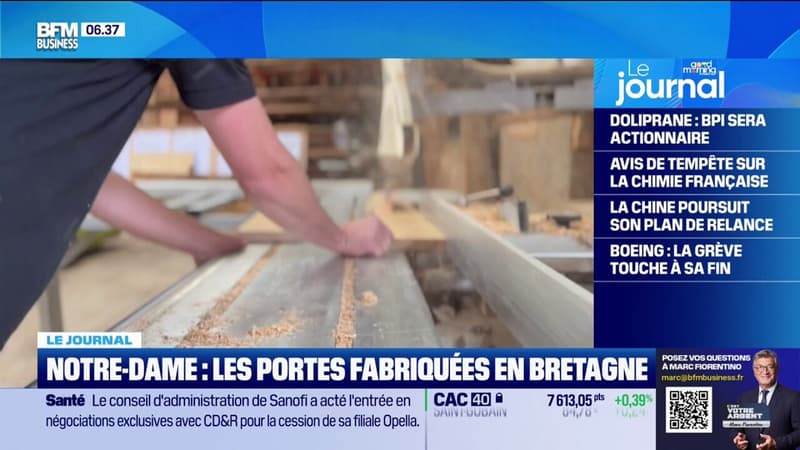 Notre-Dame: les portes fabriquées en Bretagne