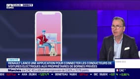Arnaud Belloni (Renault) : Renault lance une application pour mettre en relation les conducteurs de véhicules électriques avec les propriétaires de bornes de recharge privées - 27/03