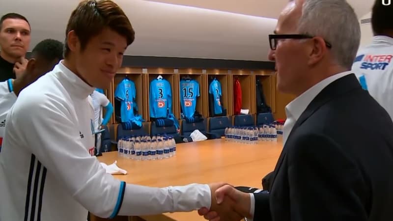 Hiroki Sakai et Frank McCourt