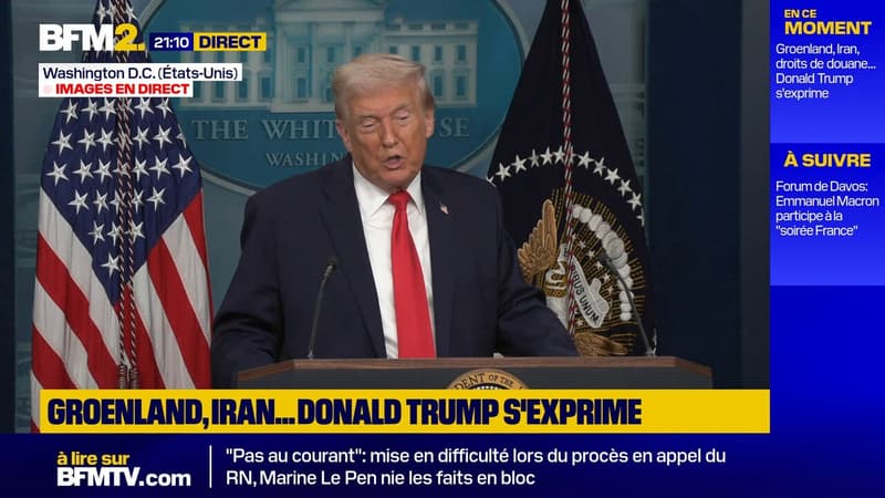 "Je crois que vous devez laisser l'ONU", dit Donald Trump interrogé sur son Conseil de paix