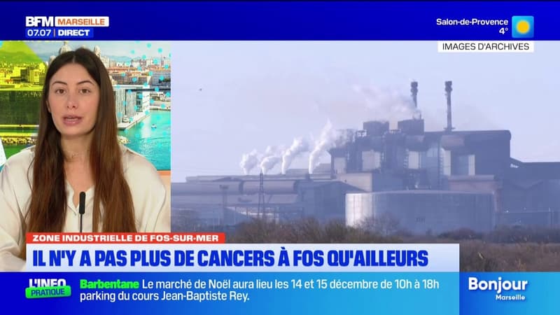 Fos-sur-Mer: une étude montre qu'il n'y a pas plus de cancers autour de la zone industrielle qu'ailleurs