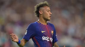 Neymar sous les couleurs du FC Barcelone, le 30 juillet 2017