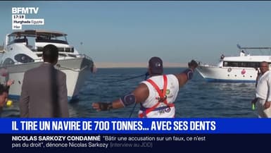En Égypte, un lutteur tire un navire de 700 tonnes avec ses dents, un record 