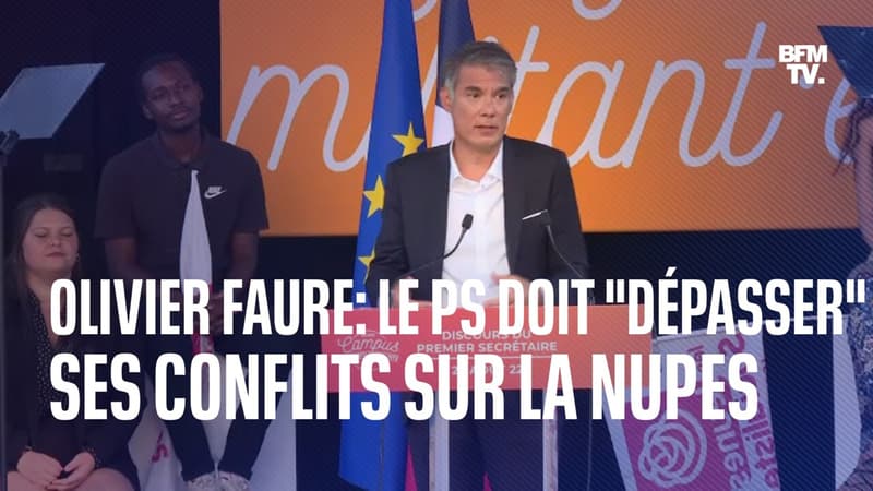 Olivier Faure appelle les membres du Parti socialiste à 