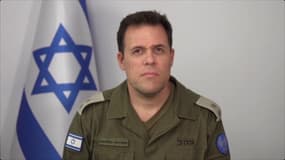 Jonathan Conricus, porte-parole de l'armée israélienne, le 22 novembre 2023