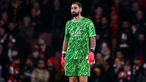 Gianluigi Donnarumma lors du match de Ligue des champions entre le PSG et Arsenal, le 01/10/2024