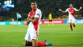 Mbappé avec Monaco face à Dortmund, le 12 avril 2017