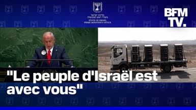 Des haut-parleurs diffusent le discours de Benjamin Netanyahu à Gaza pour les otages
