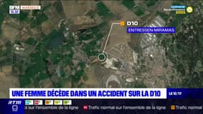 Miramas: une conductrice décède après une accident sur la D10