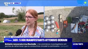 Manifestation contre l'A69: "Ce qui détermine si ça va bien se passer, c'est l'attitude de la police", assure Amalia (militante "Extinction Rebellion")