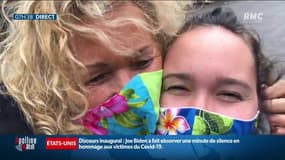 "On garde le masque": journée internationale des câlins en temps de Covid